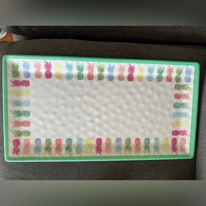 Cynthia Rowley Pastel Pineapple Serving Tray
